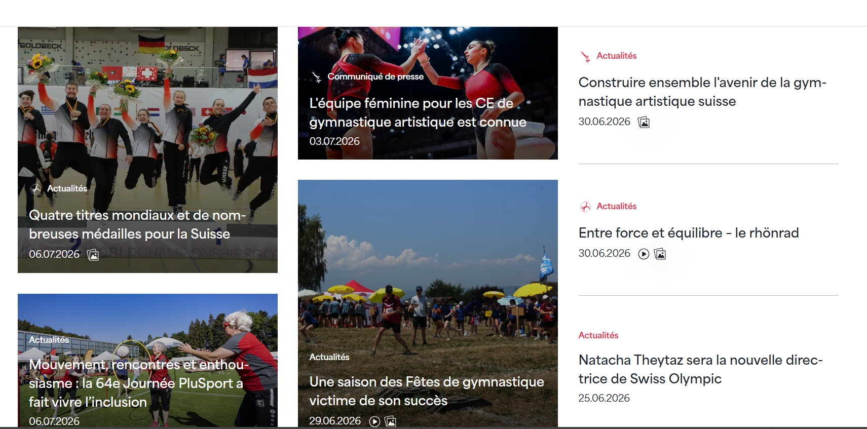 Actualités FSG